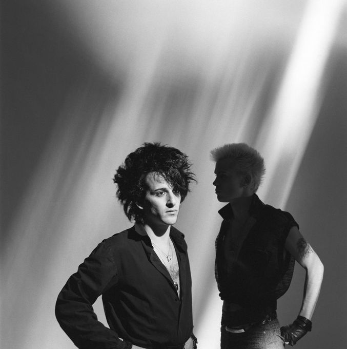Billy Idol  Steve Stevens and Billy Idol
